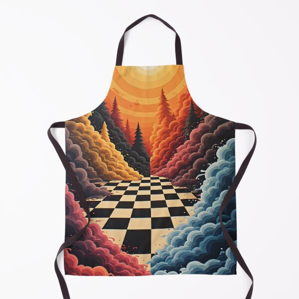 Item preview, Chess game in a surreal forest with fog designed and sold by Mianku | Für das Leben.