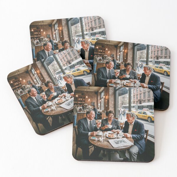 Item preview, Sinatra Bennett Fitzgerald NYC Coffee Shop designed and sold by Home Decor Art.