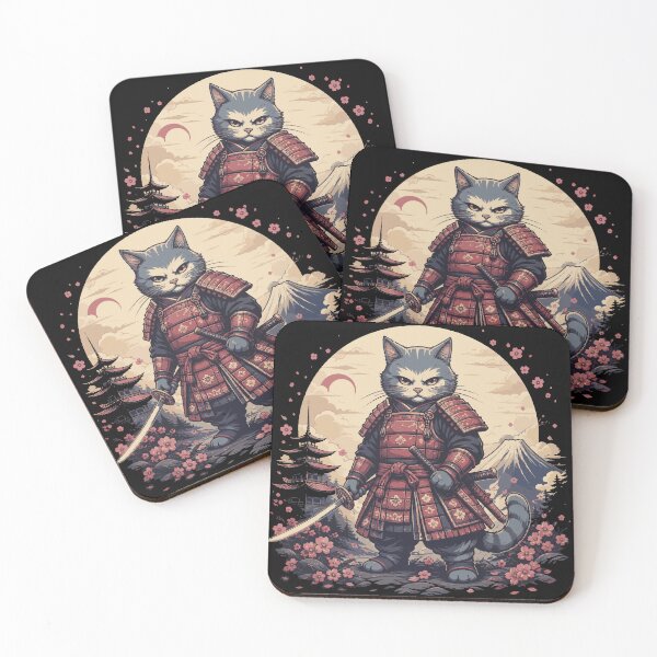 Item preview, Cat Samurai Ninja designed and sold by keytee.