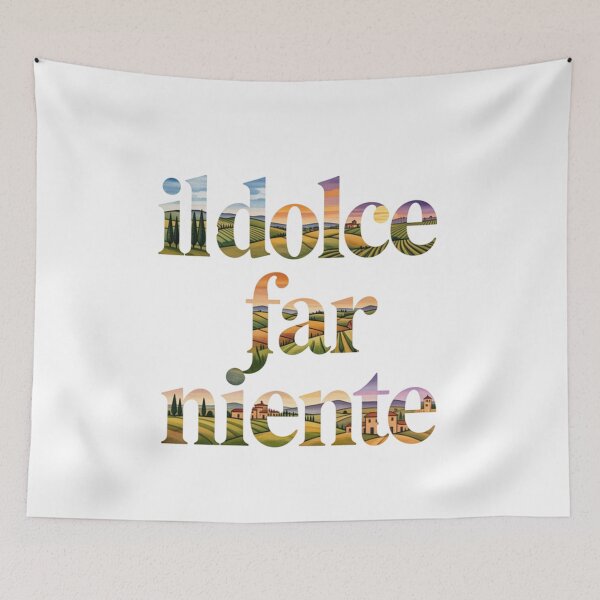 Item preview, Dolce far niente designed and sold by LaughandLaugh.