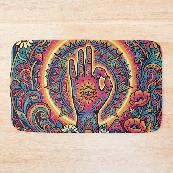 Item preview, Vintage 1968 Psychedelic Visions Retro Hippie Art designed and sold by Far Out Goods.
