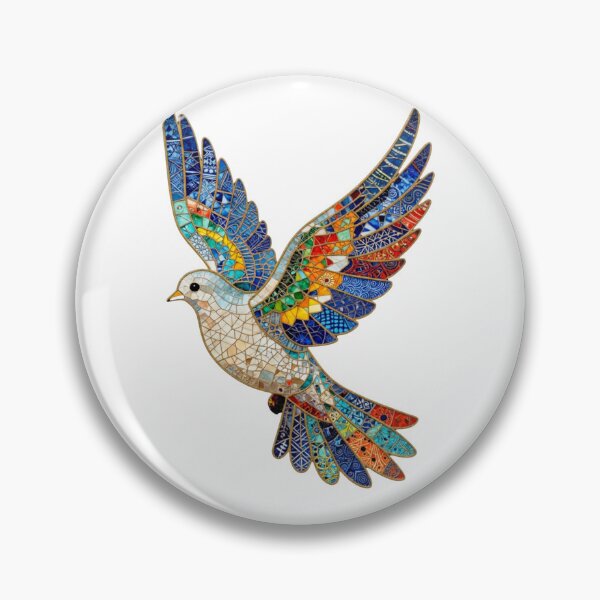 Item preview, Mosaic Peace Dove Art for Unity designed and sold by vsl363.