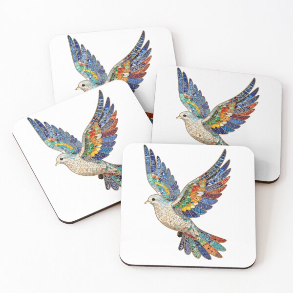 Item preview, Mosaic Peace Dove Art for Unity designed and sold by vsl363.
