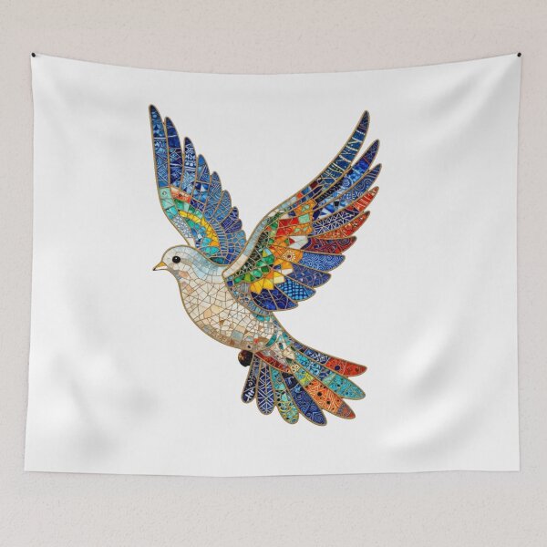 Item preview, Mosaic Peace Dove Art for Unity designed and sold by vsl363.