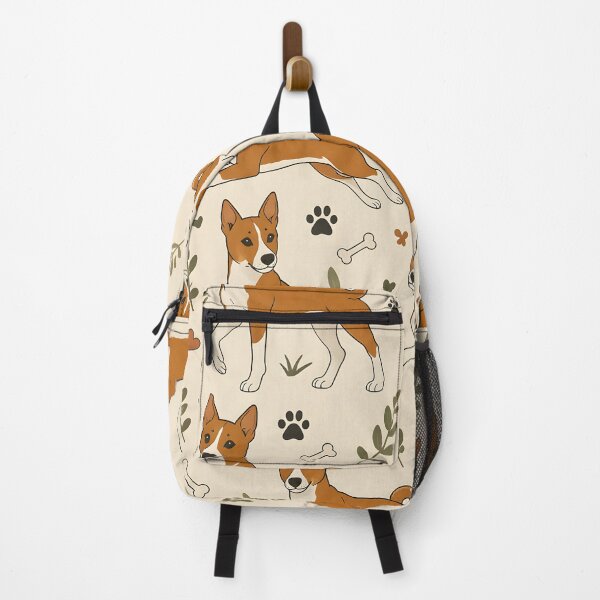 Item preview, Basenji Dog Pattern – Cute Minimalist Basenji Illustration Collection designed and sold by blankTeeShirt.