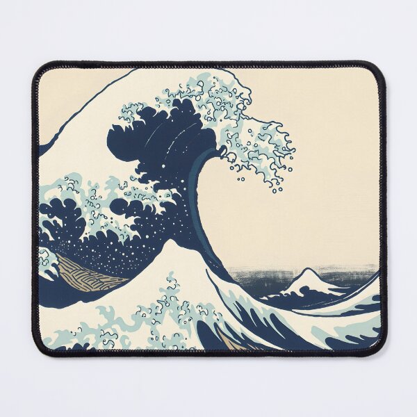 Item preview, Great Wave Japanese Woodblock Ocean Art Print designed and sold by Luna-Flow.