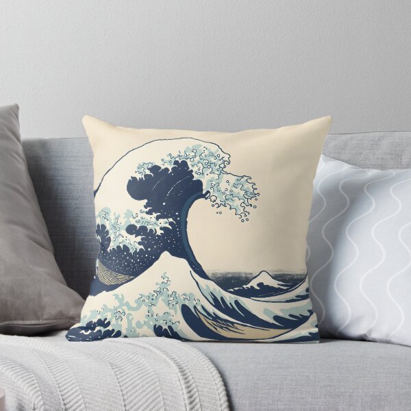 Item preview, Great Wave Japanese Woodblock Ocean Art Print designed and sold by Luna-Flow.