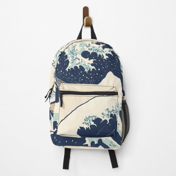 Item preview, Great Wave Japanese Woodblock Ocean Art Print designed and sold by Luna-Flow.