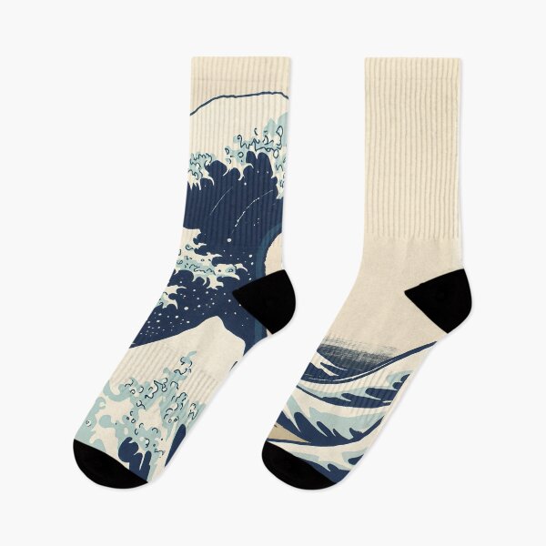 Item preview, Great Wave Japanese Woodblock Ocean Art Print designed and sold by Luna-Flow.