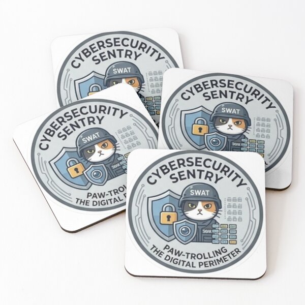 Item preview, Funny Programmer Gift Cybersecurity Cat Sentry Developer Humor Shirt designed and sold by Dev Mode.