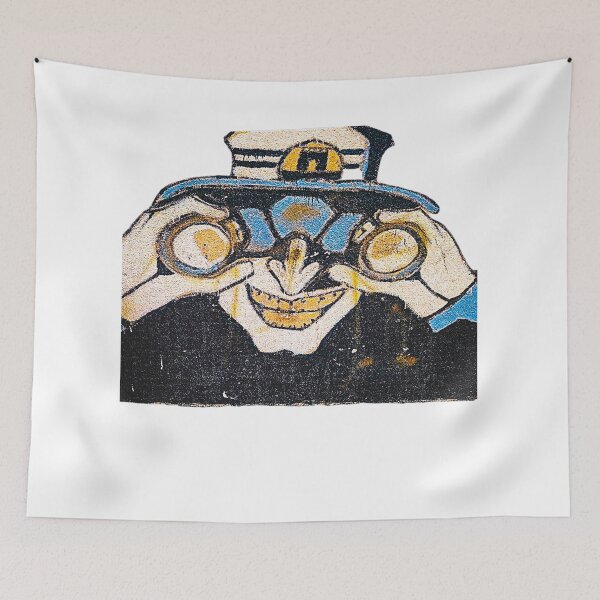Item preview, Graffiti Spy I See You — Arte callejero con binoculares y sombrero de copa Arte urbano para pared designed and sold by Zaydroid.