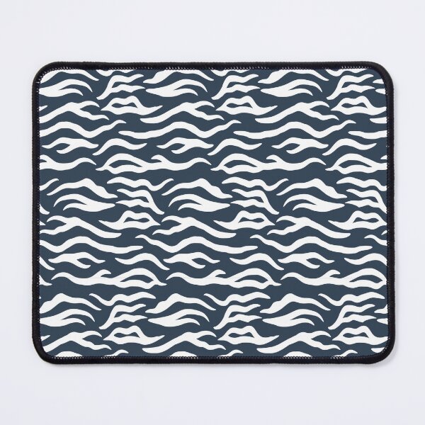 Item preview, Navy and White tiger print designed and sold by pattern-archive.
