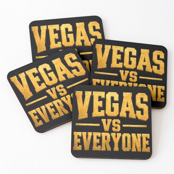 Item preview, Bold Golden Metallic Text Vegas VS Everyone Sports Fan Pride designed and sold by LittleNhutton.