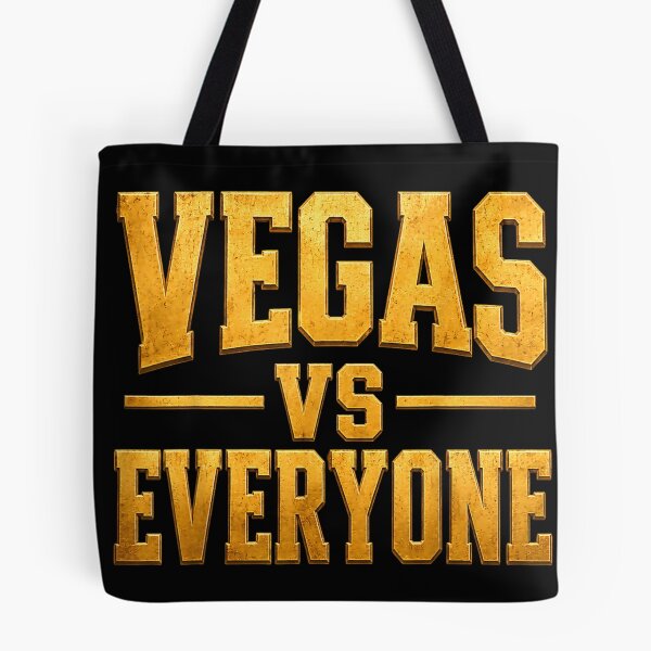 Item preview, Bold Golden Metallic Text Vegas VS Everyone Sports Fan Pride designed and sold by LittleNhutton.
