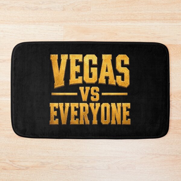 Item preview, Bold Golden Metallic Text Vegas VS Everyone Sports Fan Pride designed and sold by LittleNhutton.