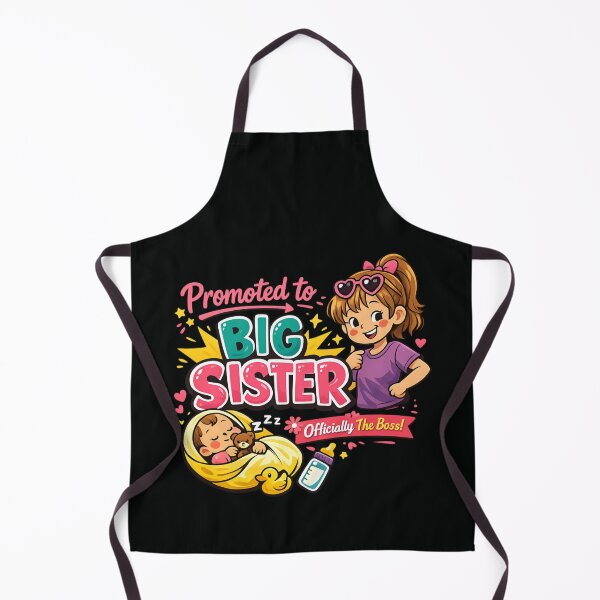 Item preview, Promoted to Big Sister Officially the Boss - Cute New Sibling Announcement designed and sold by SidTastic .