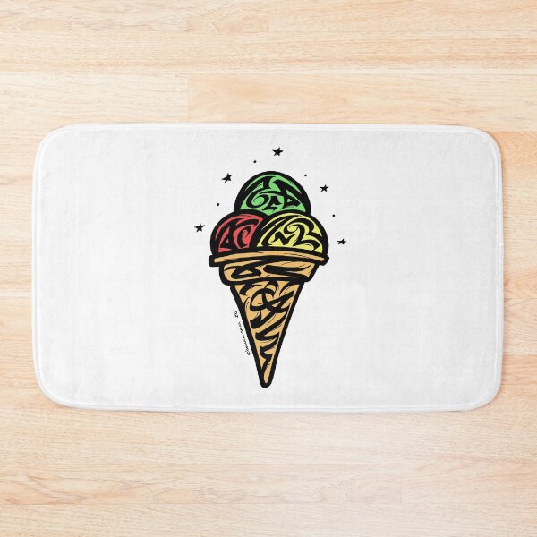 Item preview, Modern Calligraphic Ice Cream ORNAMENT designed and sold by elmuna.