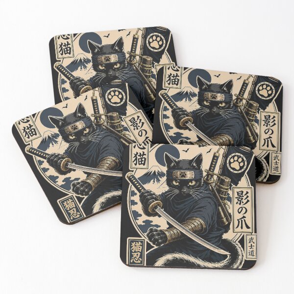 Item preview, Cat Samurai Neko designed and sold by keytee.