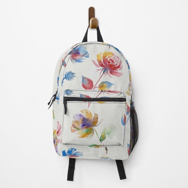 Item preview, Vibrant Multicolor Rose Watercolor Pattern designed and sold by wissal.studio.
