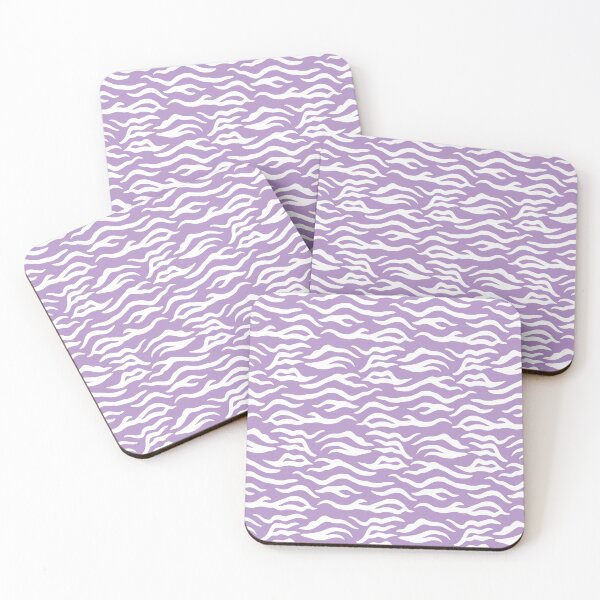 Item preview, Purple and White tiger print designed and sold by pattern-archive.