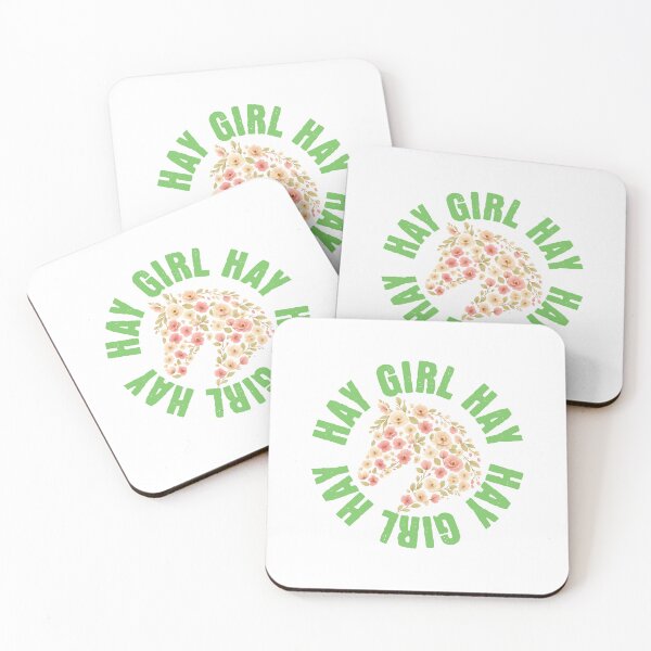 Item preview, Hay Girl Hay Floral Horse | Cute Horse Lover Gift | Cottagecore Equestrian Design | Floral Horse Art designed and sold by Fernhaven.
