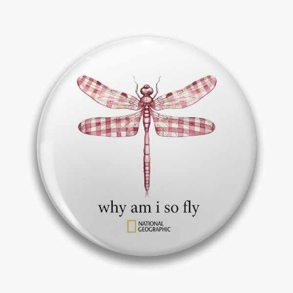 Item preview, Pink Dragonfly Nature Insect Why Am I So Fly Design designed and sold by Young-Vibes.