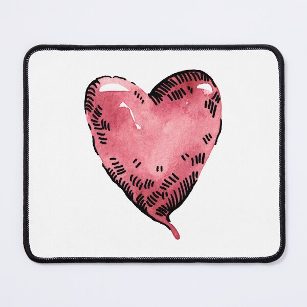 Item preview, Hand drawn heart designed and sold by Ink & Silence by Loraaart.
