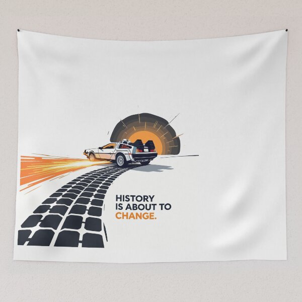 Item preview, Vintage Car Classic Delorean History designed and sold by PrintCarClub.