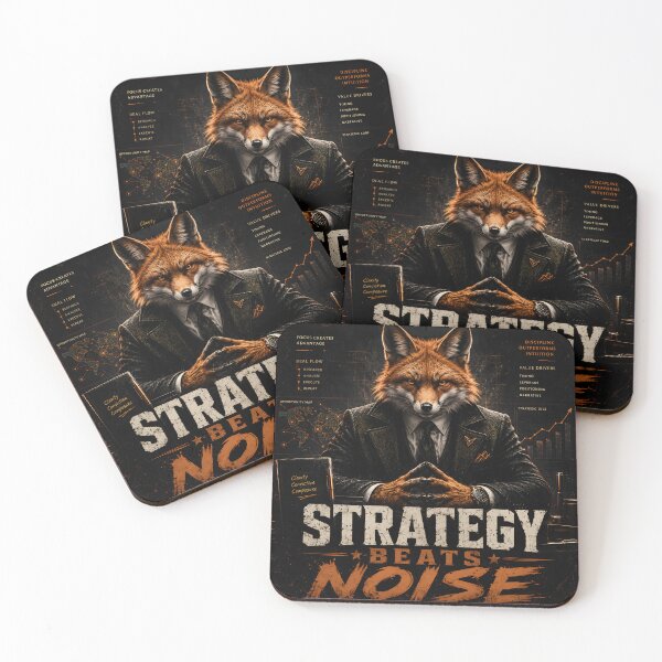 Item preview, Strategy Beats the Noise designed and sold by Fab-Haven.