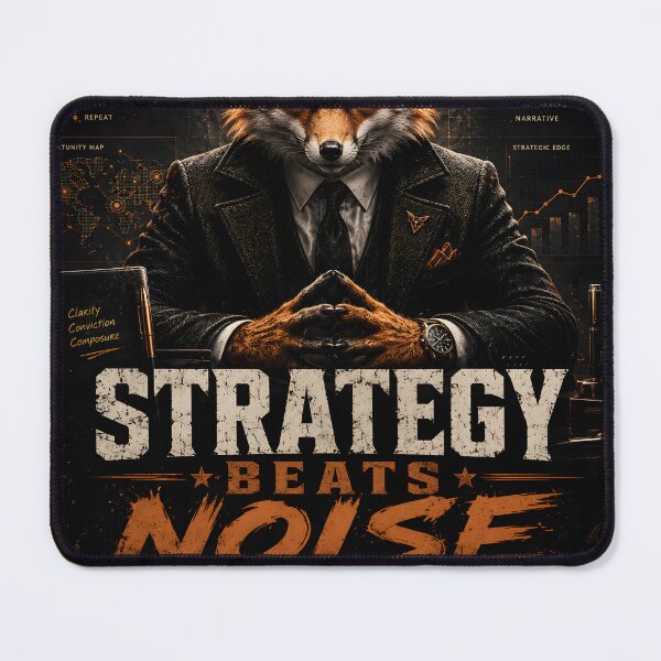 Item preview, Strategy Beats the Noise designed and sold by Fab-Haven.