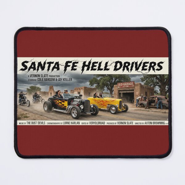 Item preview, ROAD MOVIE POSTER SANTA-FE HELL DRIVERS 1969 designed and sold by VERYOLDROAD BY AXTON BROWNING .
