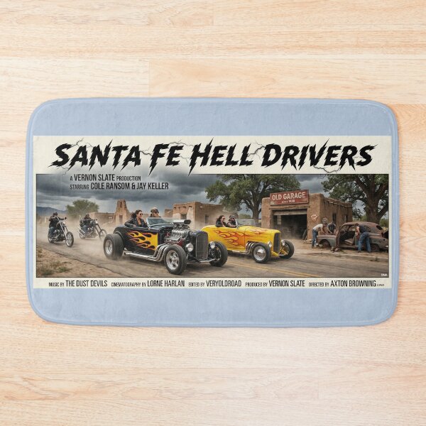 Item preview, ROAD MOVIE POSTER SANTA-FE HELL DRIVERS 1969 designed and sold by VERYOLDROAD BY AXTON BROWNING .