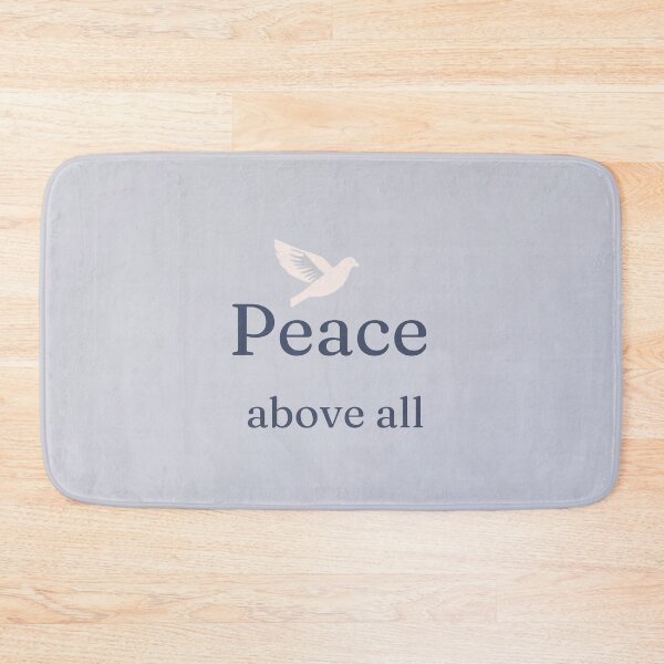 Item preview, Peace Over Everything – Cozy Minimalist Lifestyle Typography designed and sold by CosmicQuietLab.