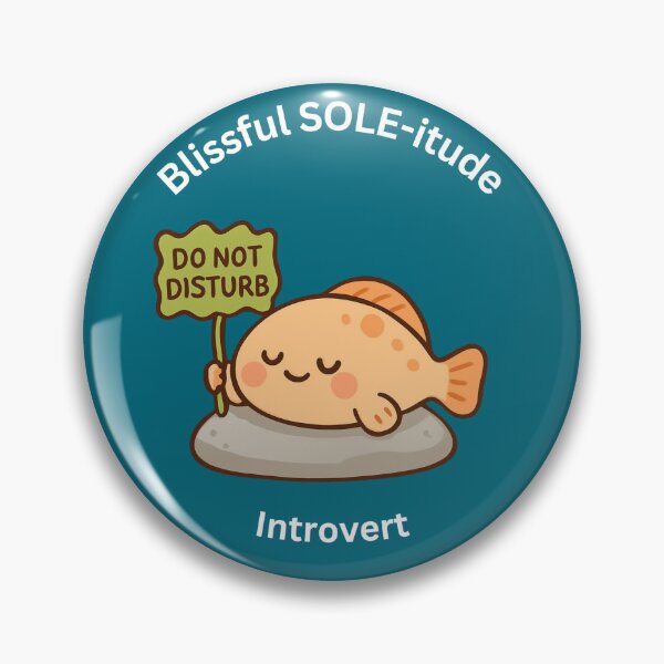 Item preview, Cute Introvert Sole [Rectangular Edition] designed and sold by Social Signals.