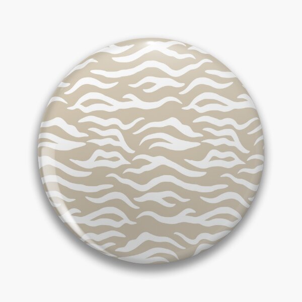 Item preview, Sand and White tiger print designed and sold by pattern-archive.