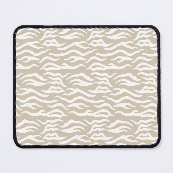 Item preview, Sand and White tiger print designed and sold by pattern-archive.