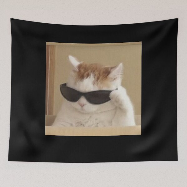 Item preview, cat cool Funny Meme, cat cool Funny Stickers designed and sold by Manga Anime 2023 ★★★★★.