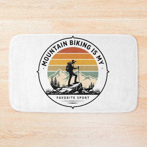 Item preview, Mountain Biking Is My Favorite Sport Retro Sunset Mountain Rider designed and sold by DariaOltes.