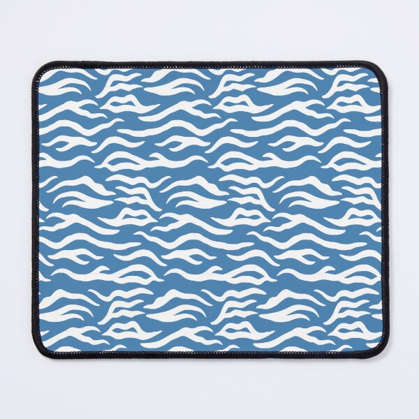 Item preview, Slate and White tiger print designed and sold by pattern-archive.