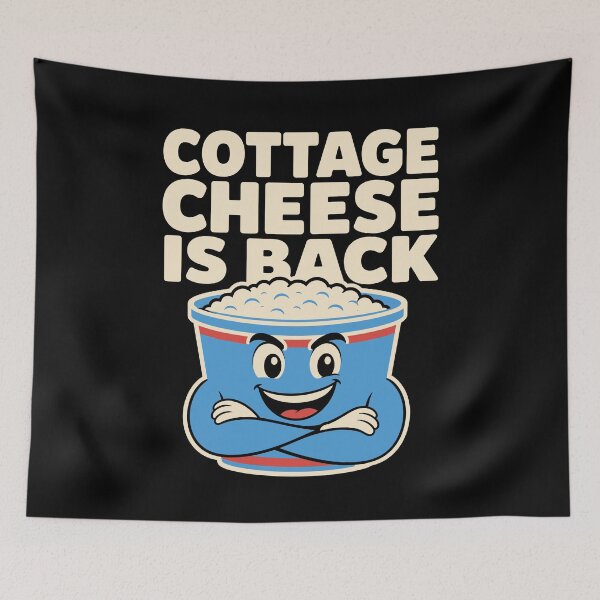 Item preview, Cottage Cheese Era High Protein Snack Foodie Gift designed and sold by AndreasMei.