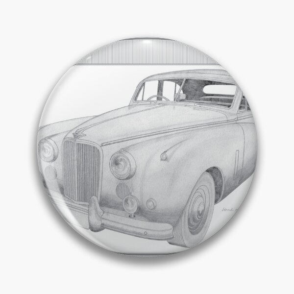 Item preview, Jaguar Mk7 M 4 Door Saloon Hand-drawn designed and sold by Classic Car Art Drawings.