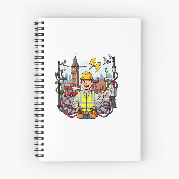 Item preview, London Electrician Sticker designed and sold by Imaginarium of Chaos falcon88 .