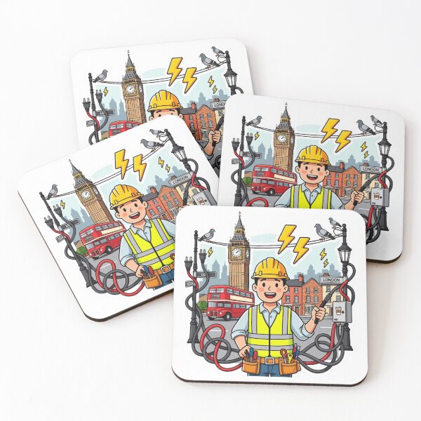 Item preview, London Electrician Sticker designed and sold by Imaginarium of Chaos falcon88 .