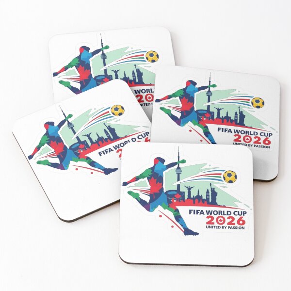 Item preview, FIFA World Cup 2026 United By Passion Sticker !2026 World Cup Soccer Player & North America Skyline ! United By Passion - Football World Cup 2026 Graphic designed and sold by Ulikedigital14.
