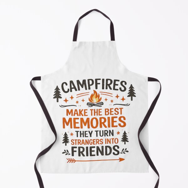 Item preview, Campfires Make The Best Memories They Turn Strangers Into Friends Vintage Design designed and sold by YubitaLeLe.