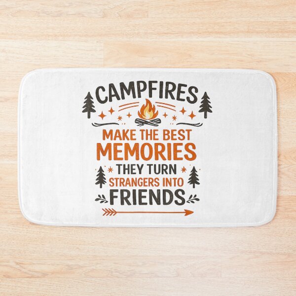 Item preview, Campfires Make The Best Memories They Turn Strangers Into Friends Vintage Design designed and sold by YubitaLeLe.
