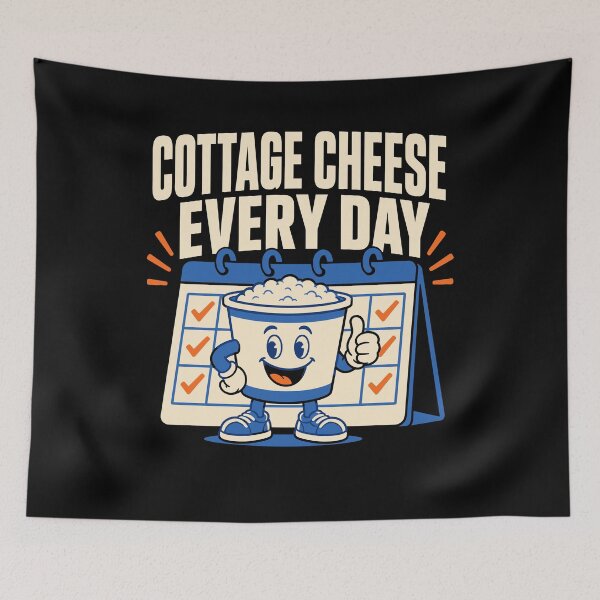 Item preview, Cottage Cheese Era High Protein Snack Foodie Gift designed and sold by AndreasMei.