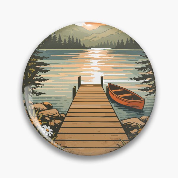 Item preview, Evenings by the Lake T-Shirt designed and sold by Matinez Pink.