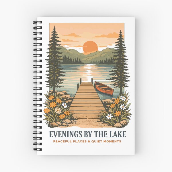 Item preview, Evenings by the Lake T-Shirt designed and sold by Matinez Pink.
