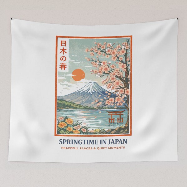 Item preview, Japan Spring Cherry Blossoms T-Shirt designed and sold by Matinez Pink.